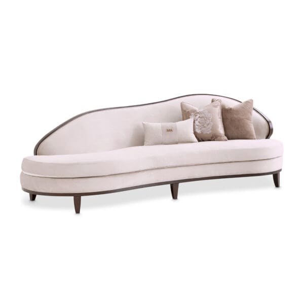 Michael Amini Camellia Field Asymmetrical Sofa