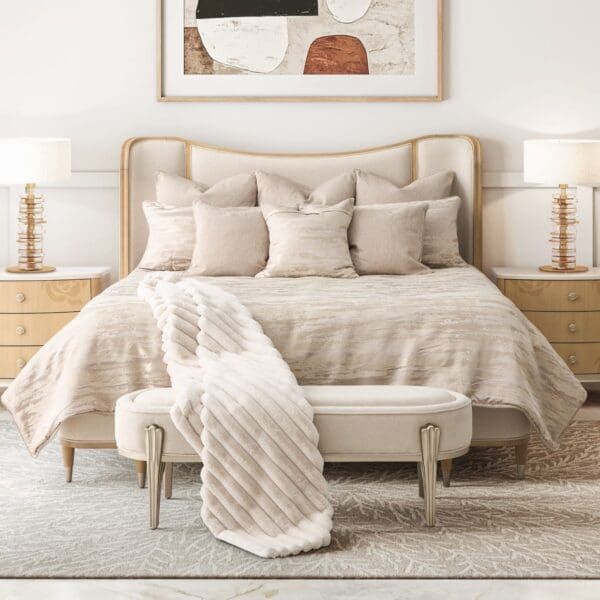 Michael Amini Camellia Field Bedroom