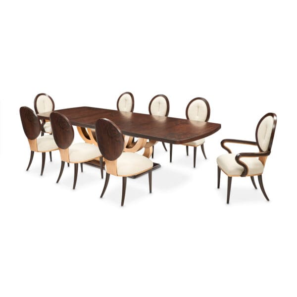 Michael Amini Camellia Field Rectangular Dining Set