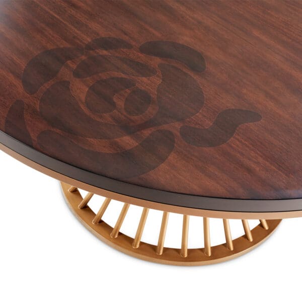 Michael Amini Camellia Field Round Dining Table