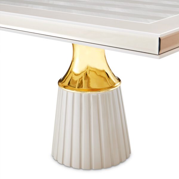 Michael Amini Carmela Dining Ivory Table