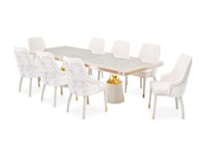 Michael Amini Carmela Dining Ivory Table