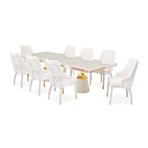 Michael Amini Carmela Dining Ivory Table