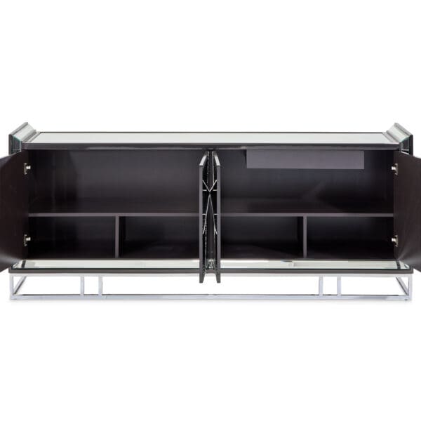 Michael Amini Carmela Console Table Charcoal