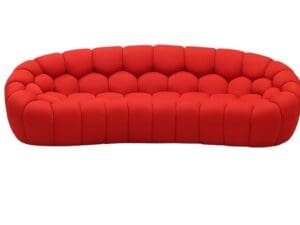 JM Furniture Fantasy Sofa Set in Red1