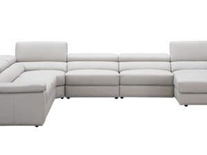 JM Furniture Kobe Sectional Silver Grey1