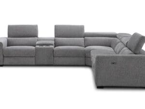JM Furniture Picasso 6Pc Sectional Light Grey2