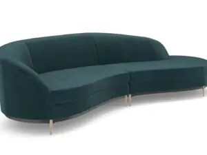 Caracole Threes Company 2PC Sectional Blue