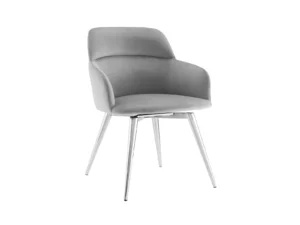 Casabianca Pirouette Dining Chair Gray