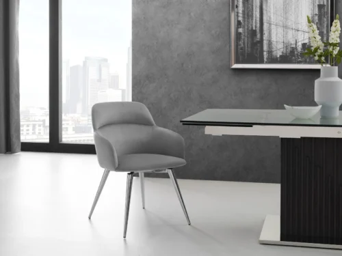 Casabianca Pirouette Dining Chair Gray2 Casabianca Pirouette Dining Chair Gray