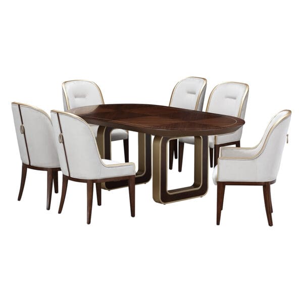 Michael Amini Houston Oval Dining Table