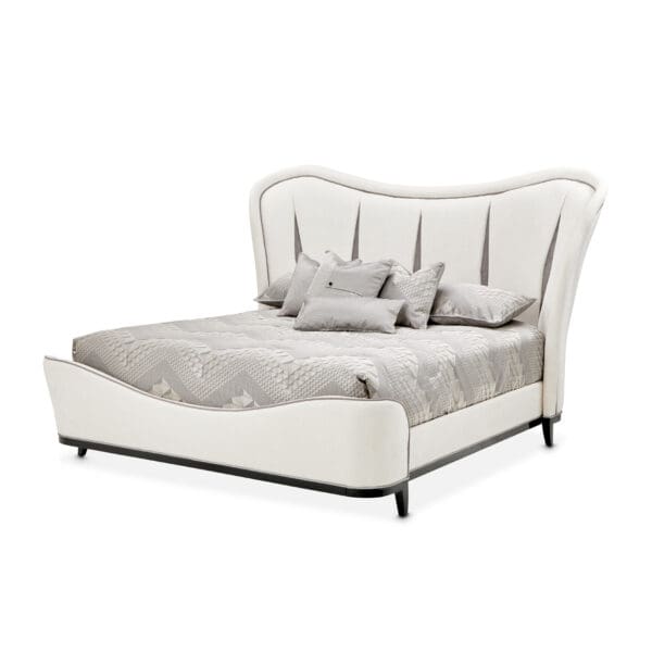 Michael Amini Tuxedo Bed