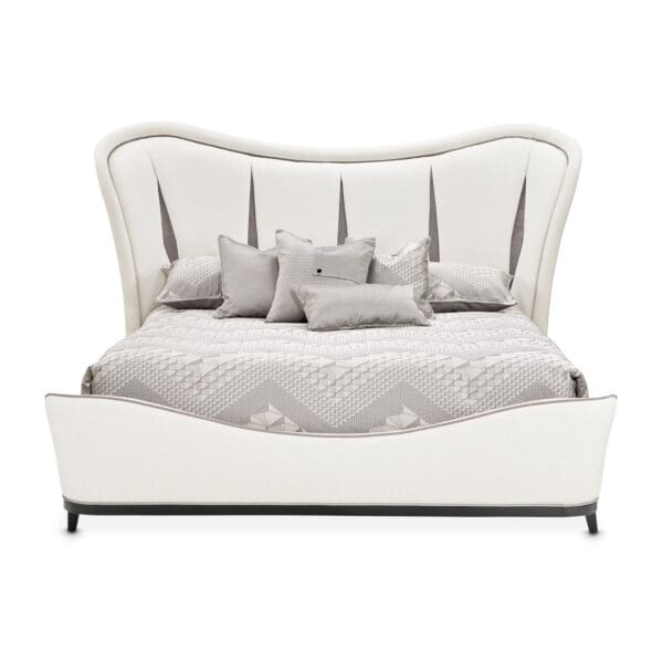 Michael Amini Tuxedo Bed