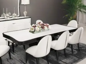 Michael Amini Tuxedo Dining Table