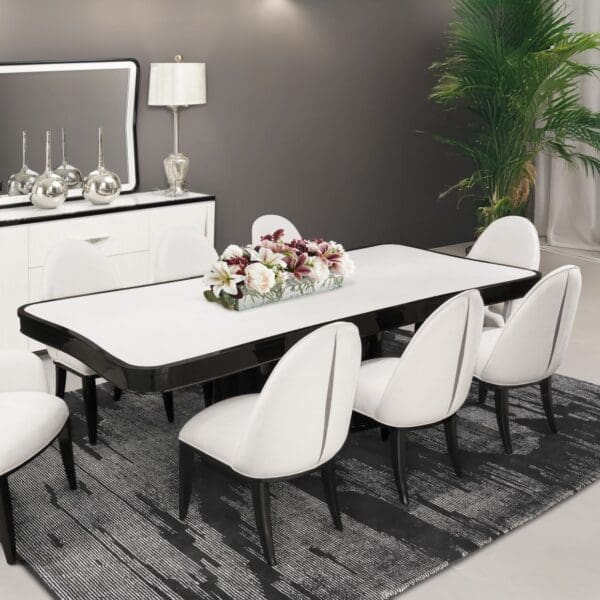 Michael Amini Tuxedo Dining Table