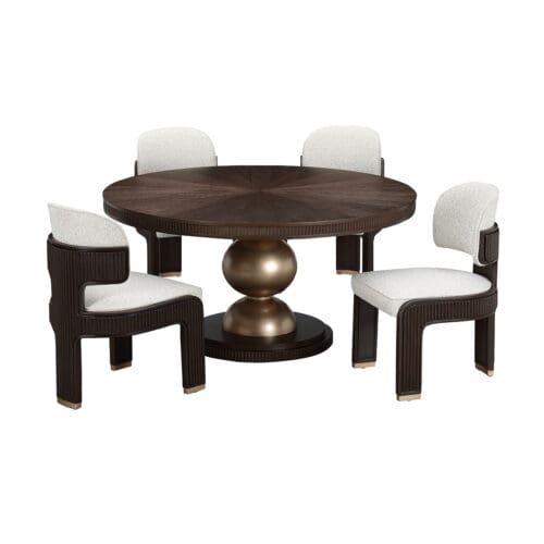 Michael Amini West Kensington Round Dining Table1 Michael Amini West Kensington Round Dining Table